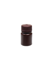 30mL Wide Mouth Amber Reagent Bottles – HDPE, Leakproof, USP Class VI – Pack of 72 | United Scientific® UniStore™