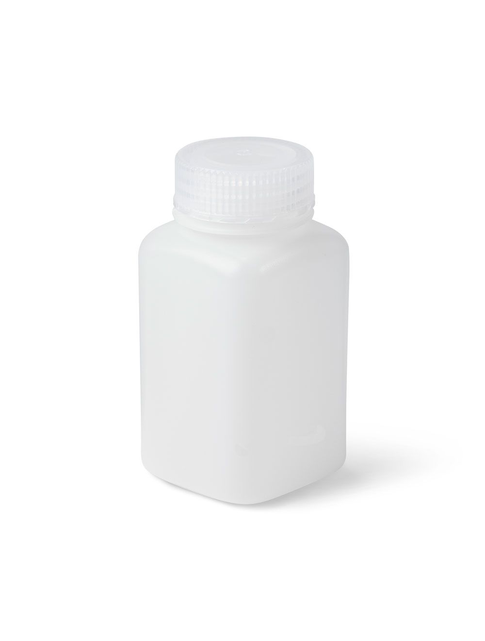 HDPE Wide Mouth Square Bottles – Pack of 12 | United Scientific™ UniStore™ Leakproof Lab Bottles