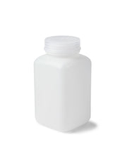 63 mL HDPE Wide Mouth Square Bottles – Leakproof, Chemical-Resistant | Pack of 12 | United Scientific™ UniStore™