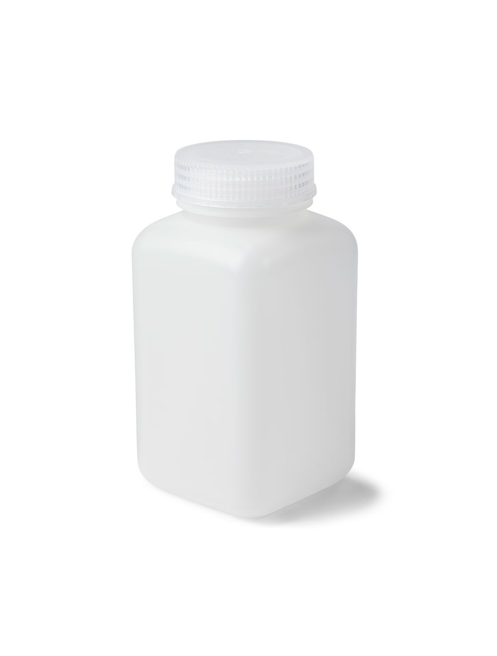 HDPE Wide Mouth Square Bottles – Pack of 12 | United Scientific™ UniStore™ Leakproof Lab Bottles