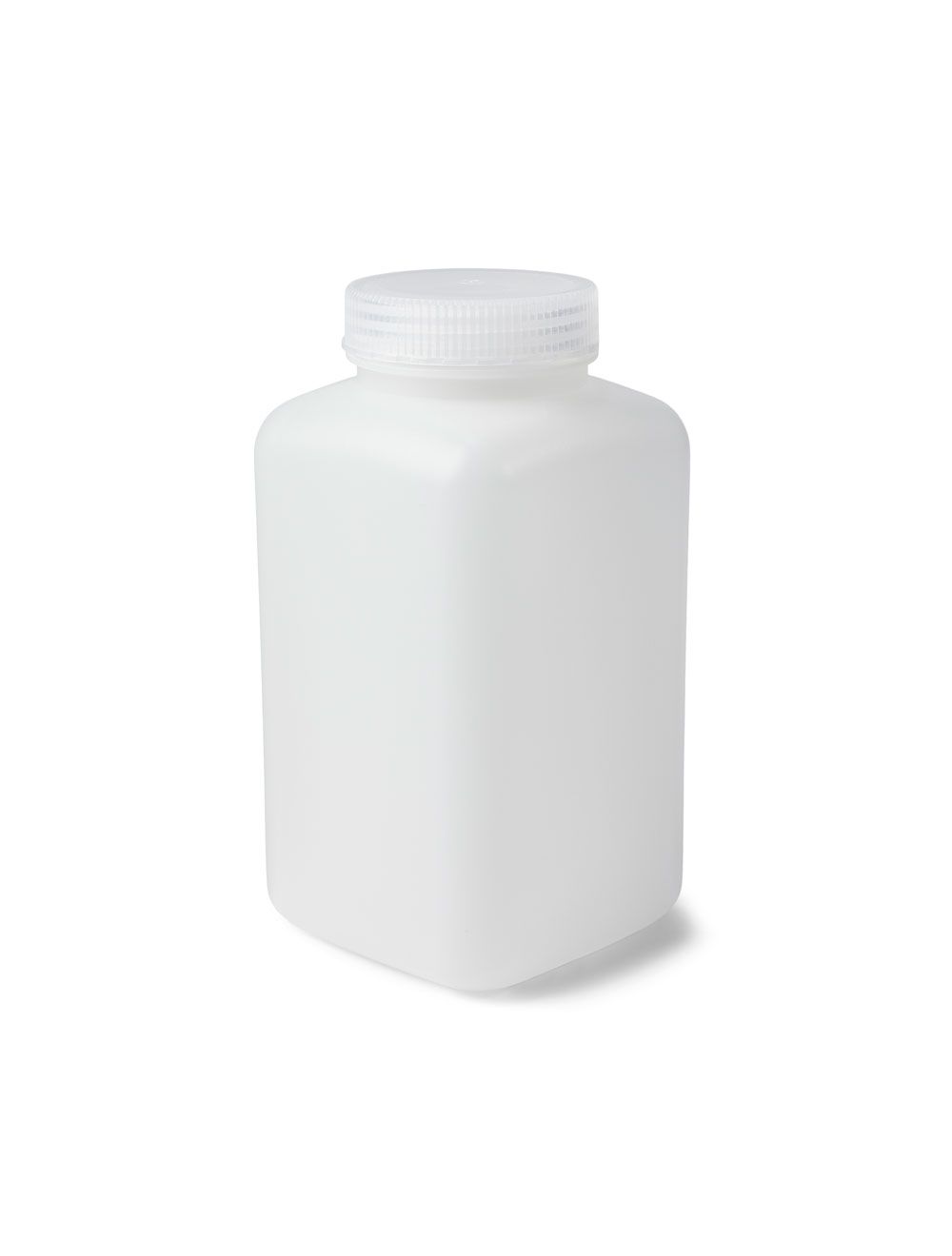 HDPE Wide Mouth Square Bottles – Pack of 12 | United Scientific™ UniStore™ Leakproof Lab Bottles