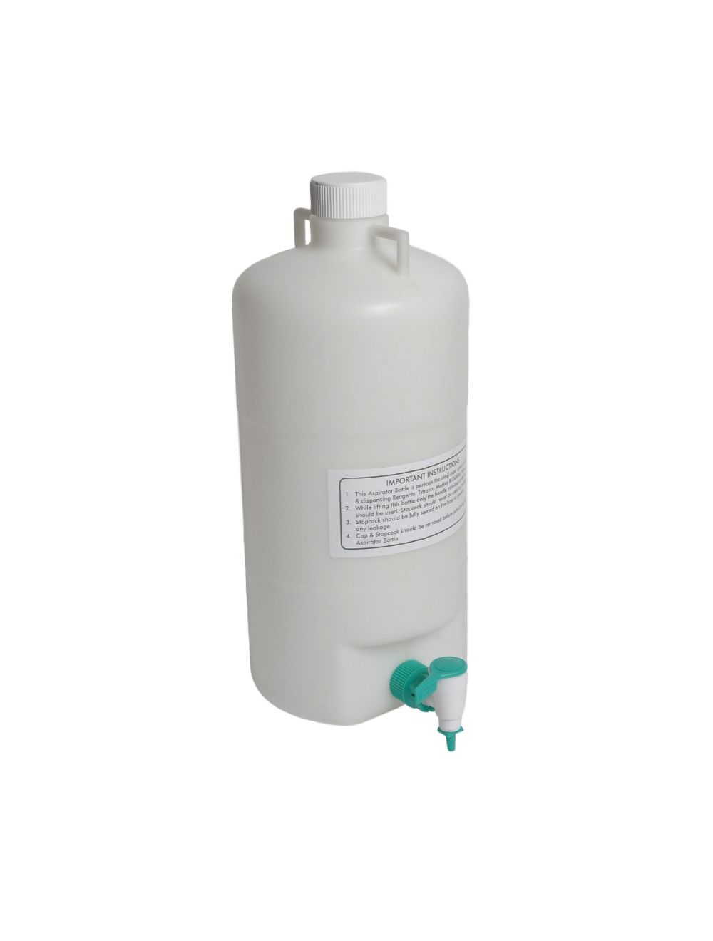 United Scientific® 5-Liter Polypropylene Aspirator Bottle with Leak-Proof Spigot – Autoclavable Lab Container