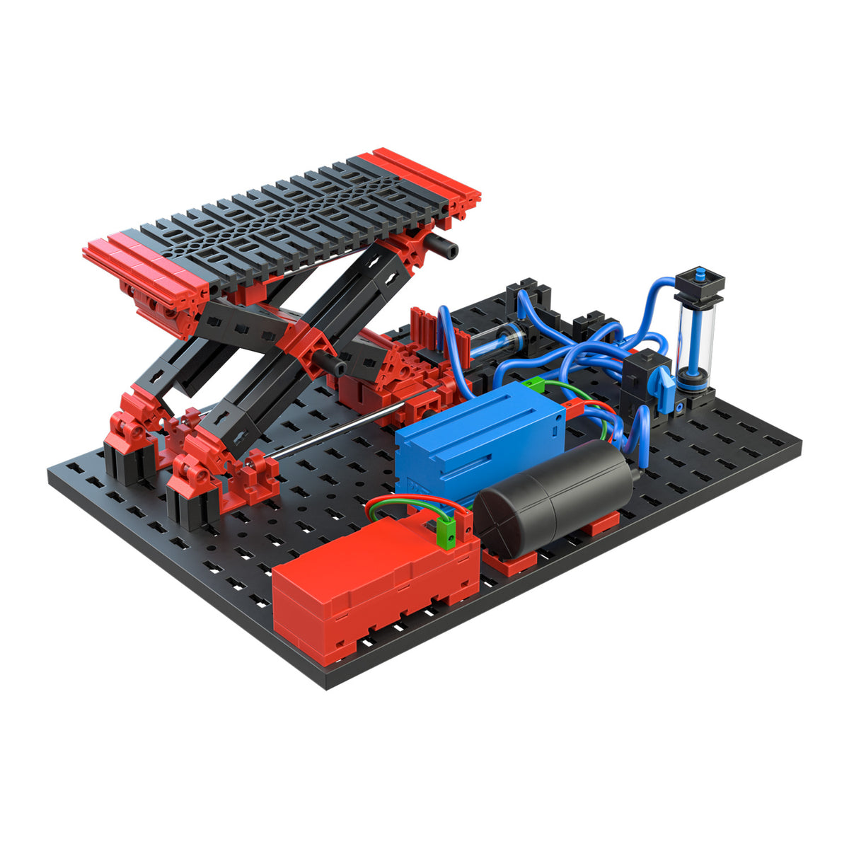 fischertechnik STEM Pneumatics Educational Engineering Kit – 8 Models, 29 Experiments, 273 Pieces | 559878