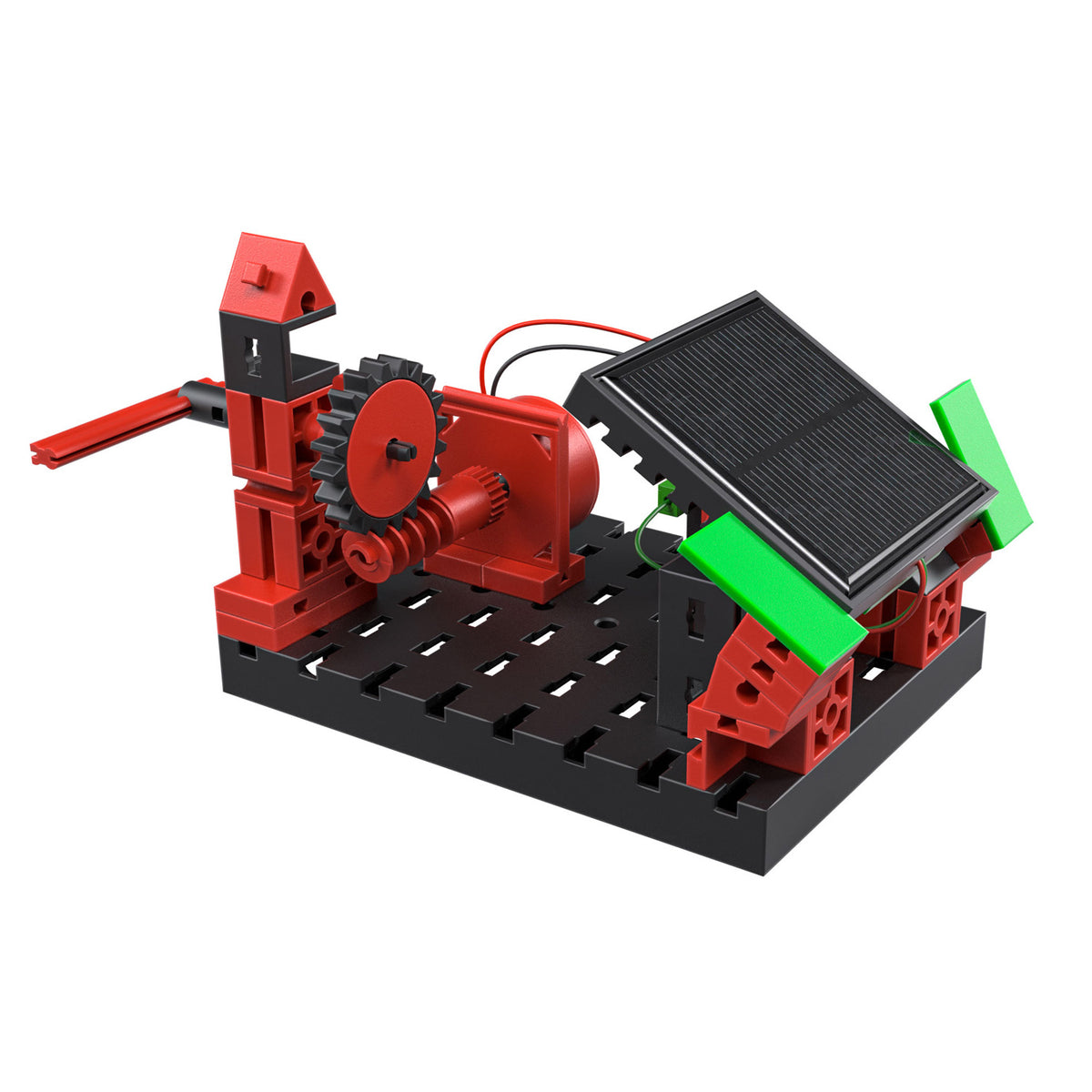 fischertechnik Class Set Solar Energy – Renewable Energy STEM Education Kit, 16 Sets, 3 Models, 10 Experiments | 559894