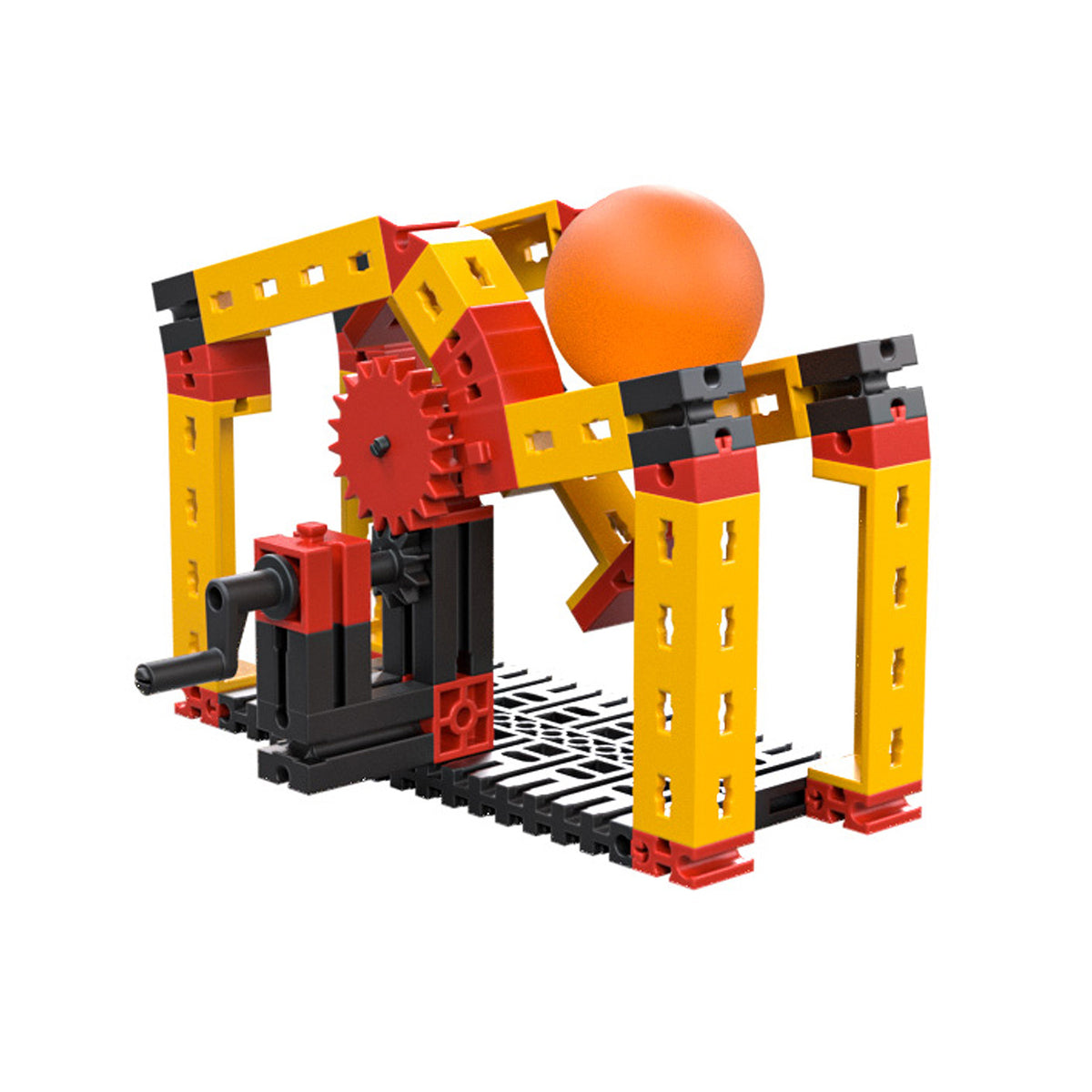 fischertechnik Class Set Simple Machines STEM Engineering Kit – 16 Classroom Sets, 10 Models | 564061