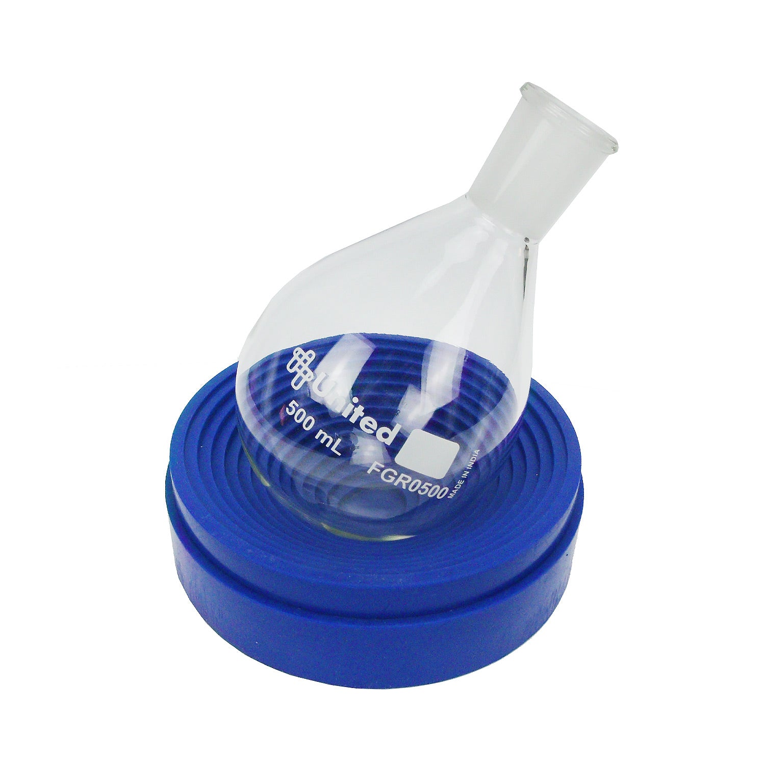 United Scientific® Silicone Flask Stand – Heat Resistant, Non-Slip Support for Round Bottom Flasks up to 2000mL