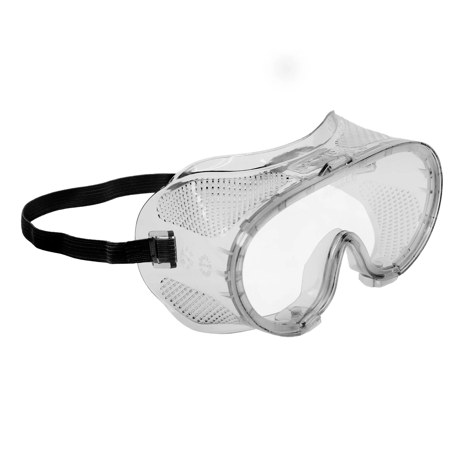 Safety Goggles – Direct Vent, Anti-Fog, Chemical Splash & Impact Resistant – Adjustable Elastic Strap, Fits Over Glasses