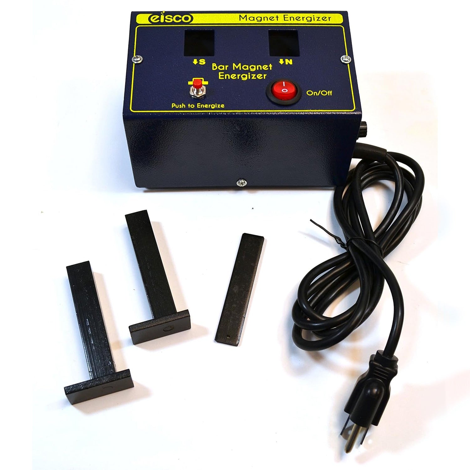 Eisco Labs Magnetizer Box for Bar Magnets – 110/120V Re-Magnetizing Tool with Dual Switches