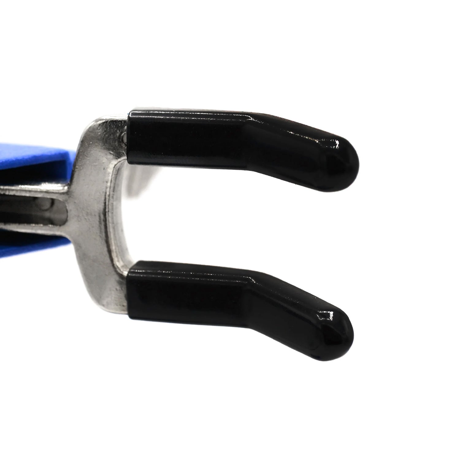 3-Finger Adjustable Lab Clamp with Stainless Steel Rod – Vinyl Coated Prongs, 2.3" Max Opening – Heavy Duty Laboratory Support Stand Clamp