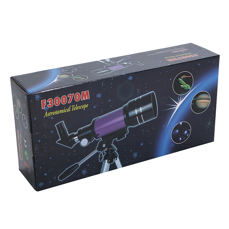 F30070M Refractor Astronomical Telescope for Kids – 70mm Educational Beginner Telescope with Adjustable Tripod