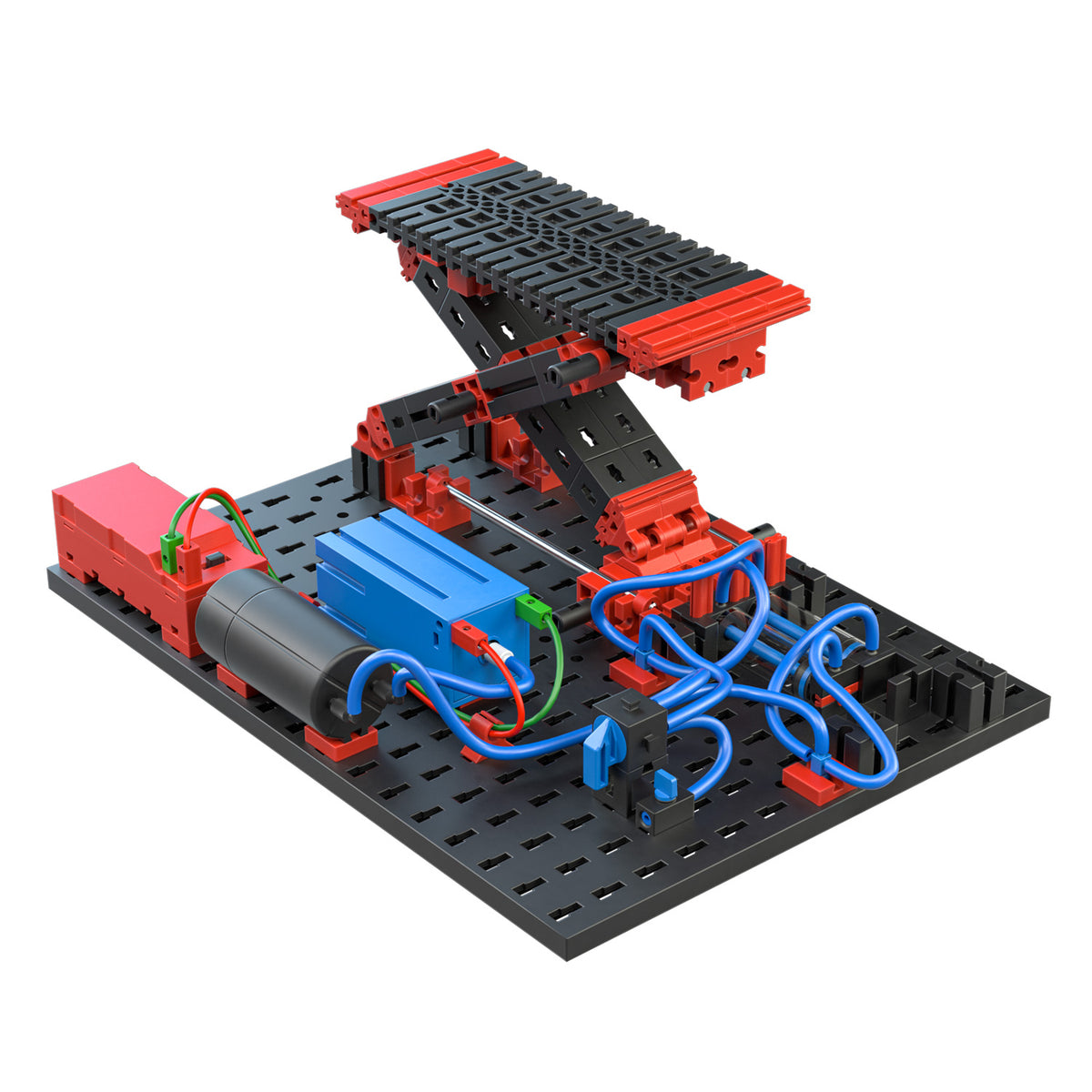 fischertechnik STEM Pneumatics Educational Engineering Kit – 8 Models, 29 Experiments, 273 Pieces | 559878