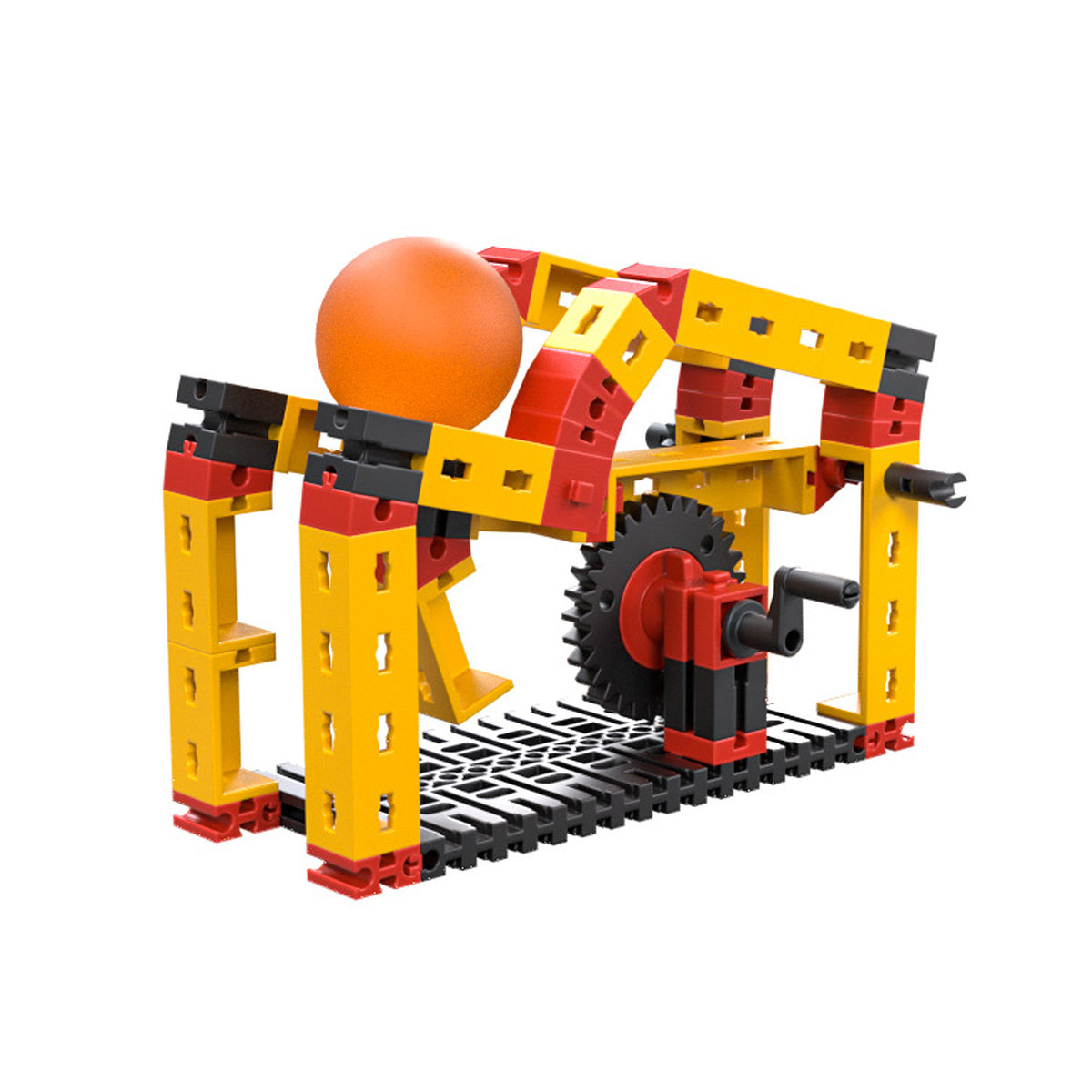 fischertechnik Class Set Simple Machines STEM Engineering Kit – 16 Classroom Sets, 10 Models | 564061