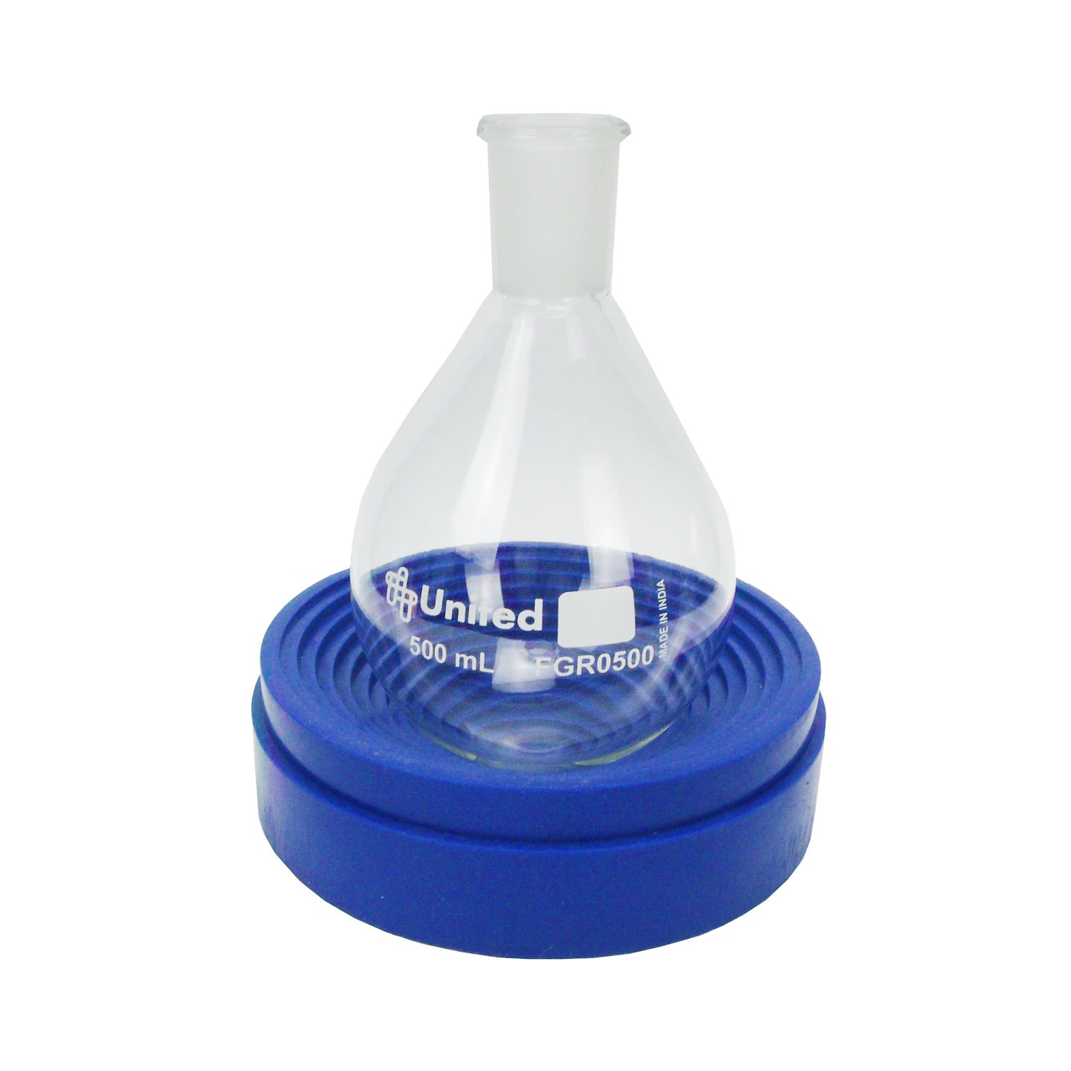 United Scientific® Silicone Flask Stand – Heat Resistant, Non-Slip Support for Round Bottom Flasks up to 2000mL
