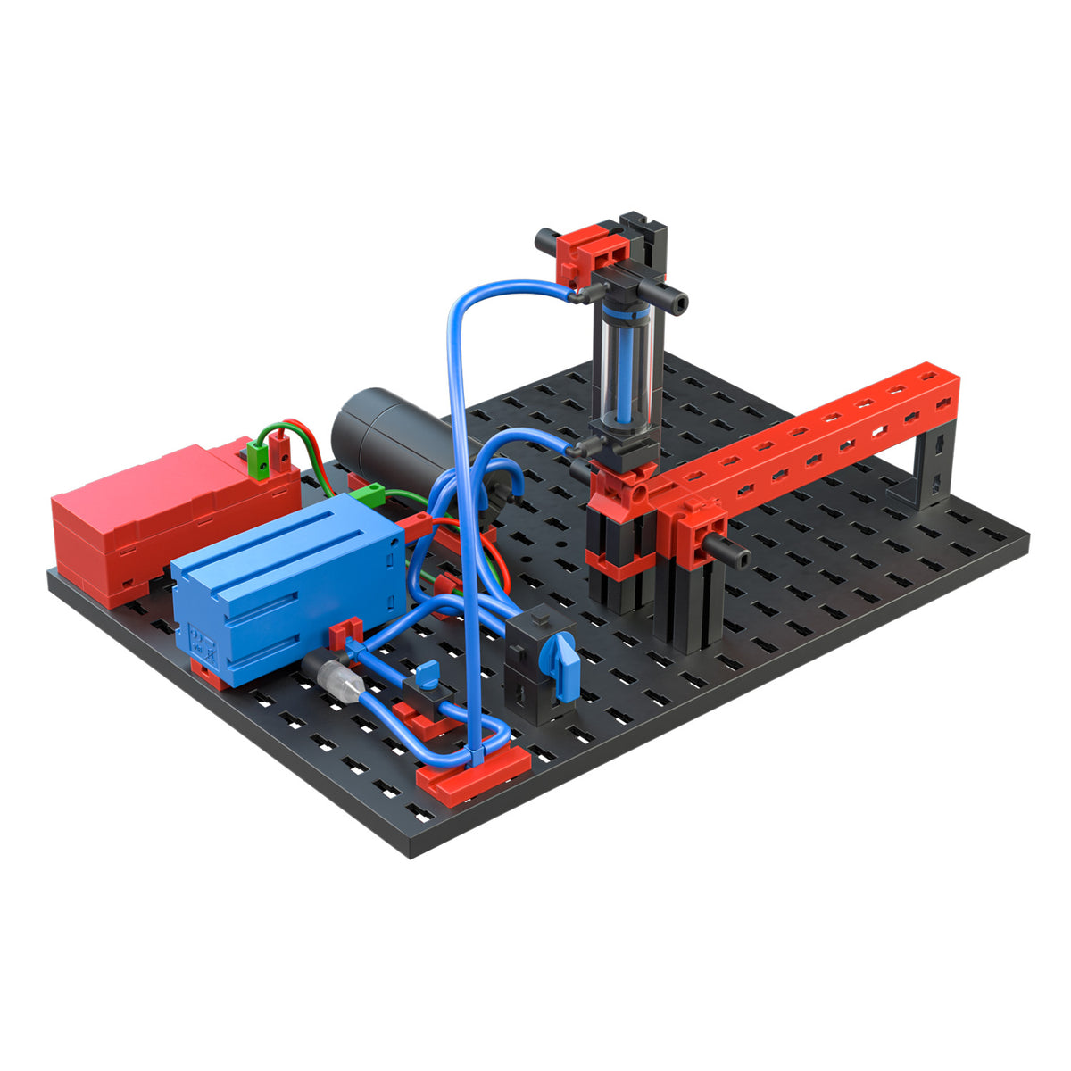 fischertechnik STEM Pneumatics Educational Engineering Kit – 8 Models, 29 Experiments, 273 Pieces | 559878