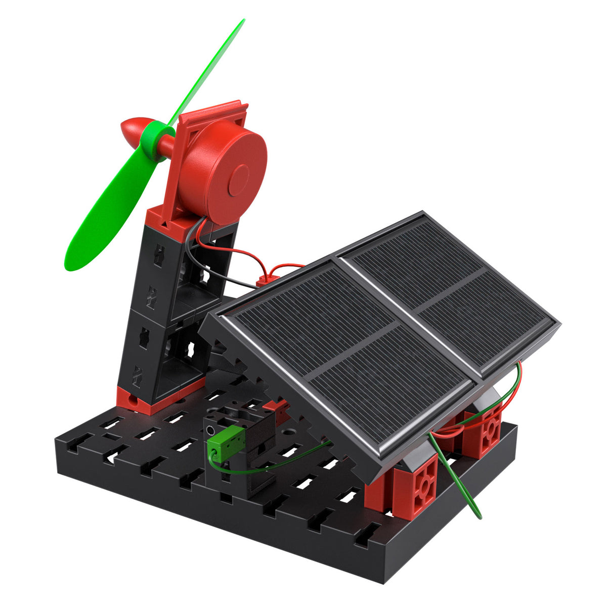 fischertechnik Class Set Solar Energy – Renewable Energy STEM Education Kit, 16 Sets, 3 Models, 10 Experiments | 559894
