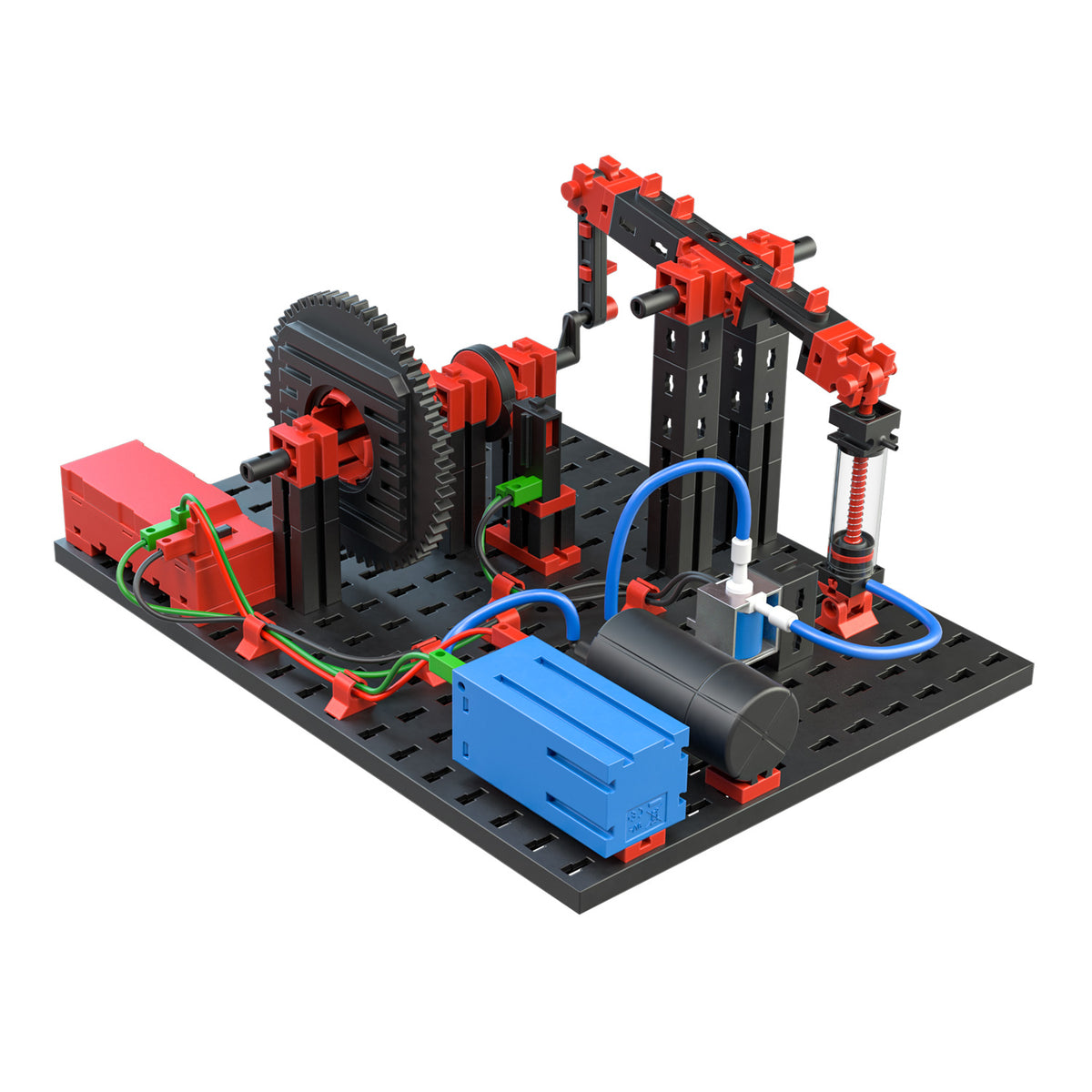 fischertechnik STEM Pneumatics Educational Engineering Kit – 8 Models, 29 Experiments, 273 Pieces | 559878