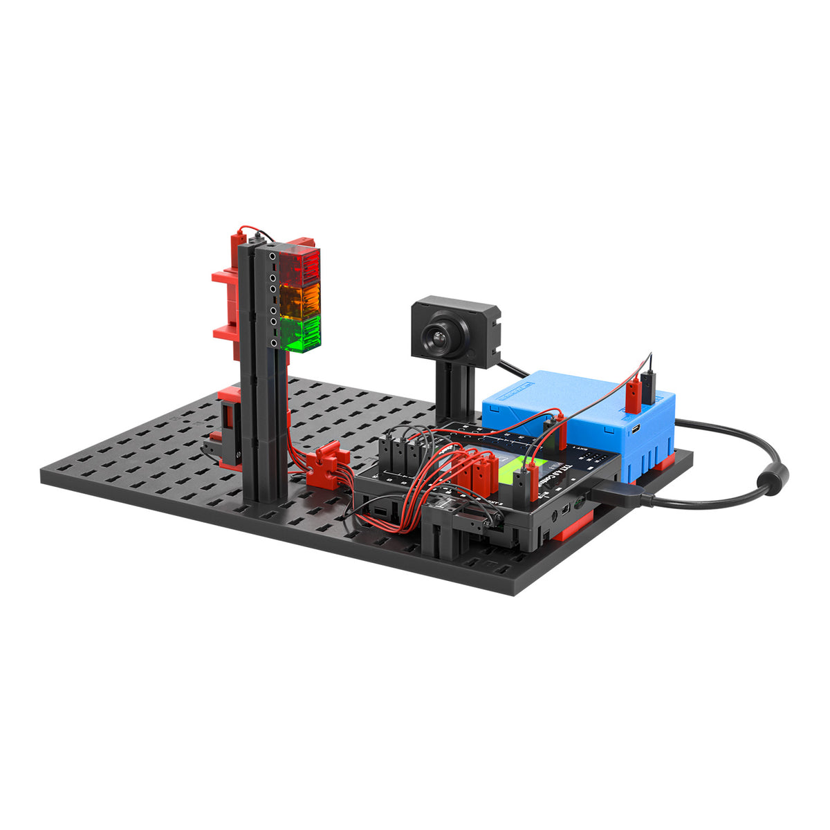 fischertechnik STEM Coding Ultimate AI Robotics & Programming Kit with TXT 4.0 Controller, 224 Pieces, 12 Models