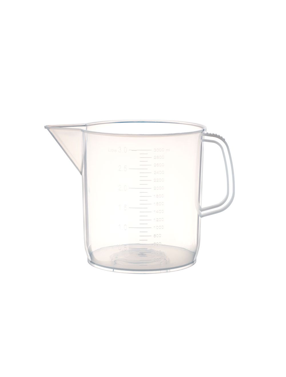 5000mL Polypropylene Beaker with Handle – United Scientific® Short Form, Chemical-Resistant, Autoclavable – 1 Pack
