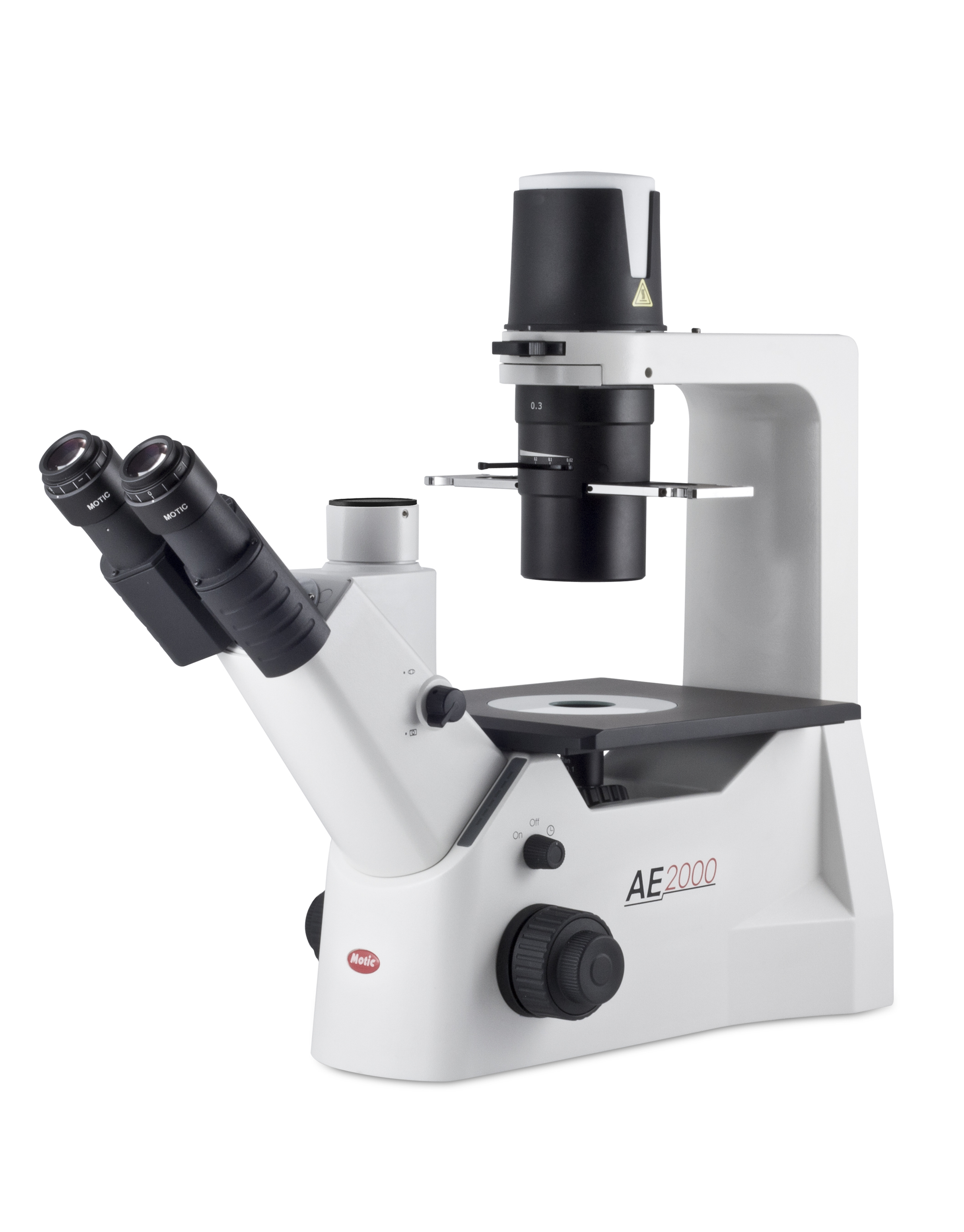 Motic AE2000 Inverted Microscopes – LED Illumination, Phase Contrast, CCIS® Plan Achromat Optics for Live Cell Observation
