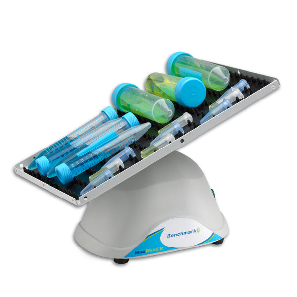 MiniMixer™ 3D Nutating Lab Shaker – Fixed Speed Platform with Dimpled Mat, 10" x 7.5", 115V
