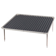 Benchmark 12"x12" Stacking Platform with Dimpled Mat – 3.0" Clearance for BenchRocker™ & BenchWaver™ Shakers