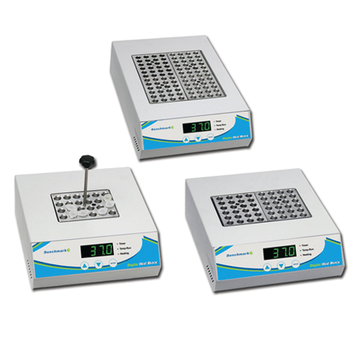 Benchmark Dual Position Digital Dry Bath Incubator – Precision Heating Block System, Digital Touchpad, Compatible with Assorted Tube Blocks (Blocks Sold Separately)