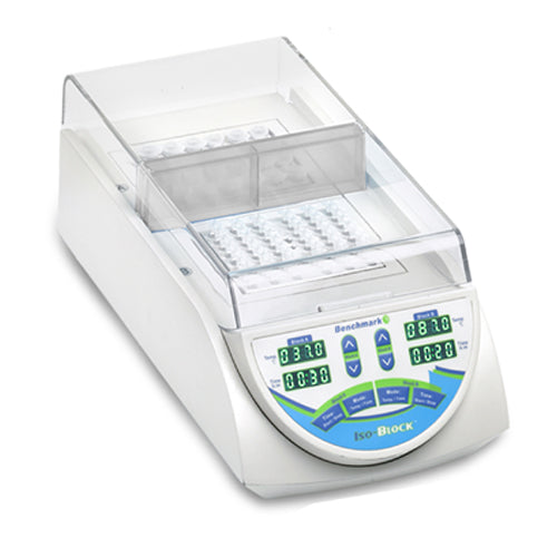 Benchmark IsoBlock™ Dual Chamber Digital Dry Bath – Independent Temperature Control, Hinged Lid, Quick-Flip Block Compatible (Blocks Sold Separately)