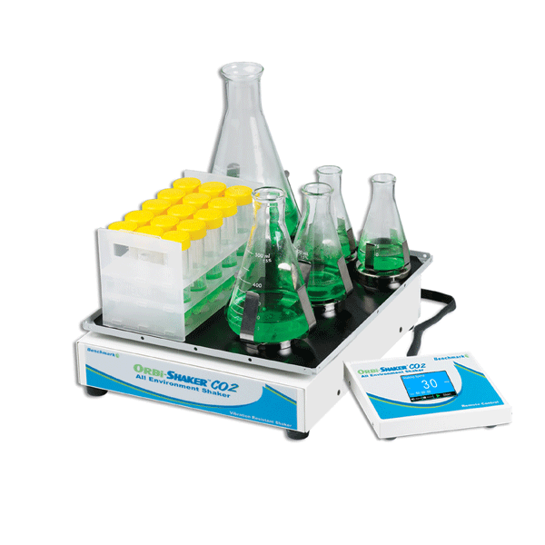 Orbi-Shaker™ CO2 Incubator-Compatible Orbital Shaker with Remote Control & Non-Slip Rubber Mat – 13x12" Platform