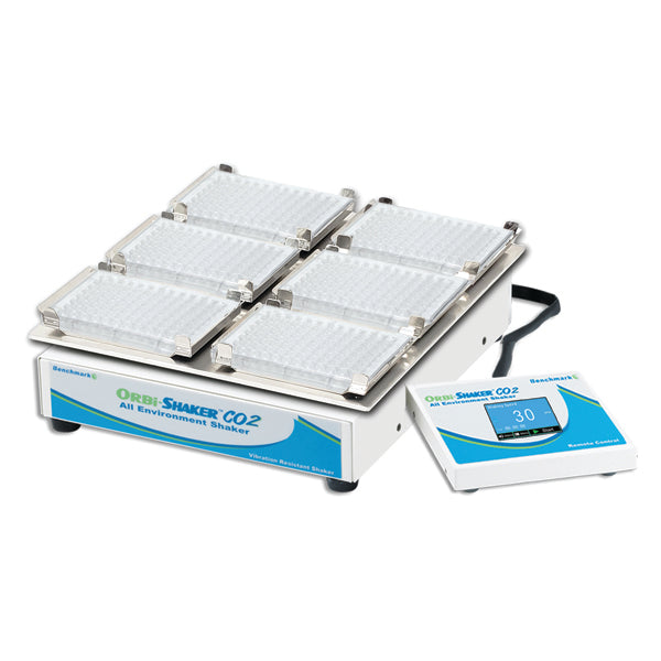 Orbi-Shaker™ CO2-MP Microplate Shaker with Remote Control – CO₂ Incubator-Compatible, 6-Position Platform, 13x12"