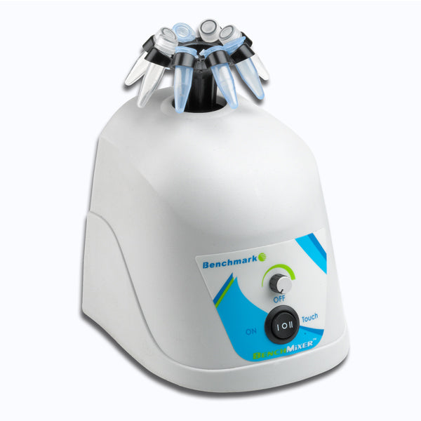 Benchmark Mortexer™ Vortex Mixer – Multi-Head for Microtubes & General Mixing, 200–3200 RPM, Q-Drive™ Technology
