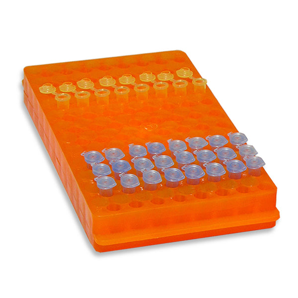 Tube Rack for 96 x 0.5mL Tubes (8mm) – Compatible with BenchMixer™ XL & XLQ Vortexers (BV1010 & BV1010-TST)