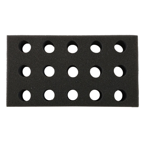Foam Tube Rack for 15 x 25mm Tubes – Compatible with BenchMixer™ XL & XLQ Vortexer (BV1010 & BV1010-TST)