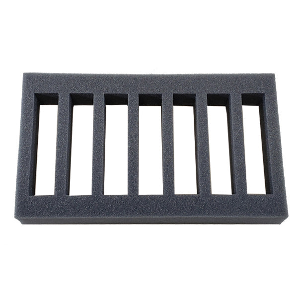 Horizontal Foam Tube Rack for 7 x 50mL QuEChERS Tubes – Compatible with BenchMixer™ XL & XLQ Vortexers