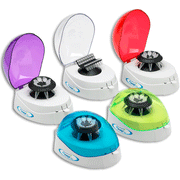 MyFuge™ Mini Centrifuge, red lid, with 2 rotors, 100-240V  (US Plug)