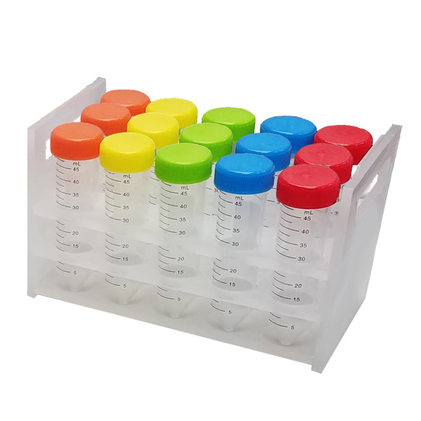 MAGic Clamp™ Magnetic Tube Rack for 15–50mL Tubes – Holds up to 3 Tubes