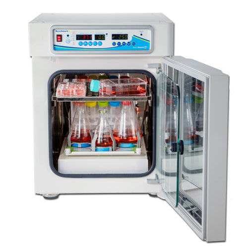 Incu-Shaker™ CO₂ Mini Incubator with Integrated Orbital Shaker and Rubber Mat Platform