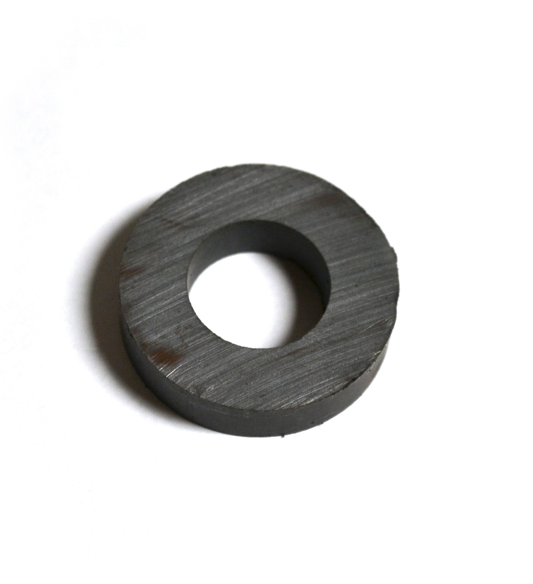 Eisco Labs Ceramic Ring Magnets – 1.375" Outer Diameter, 0.75" Inner Diameter, 0.3125" Thick – Pack of 8 High-Strength Ferrite Rings