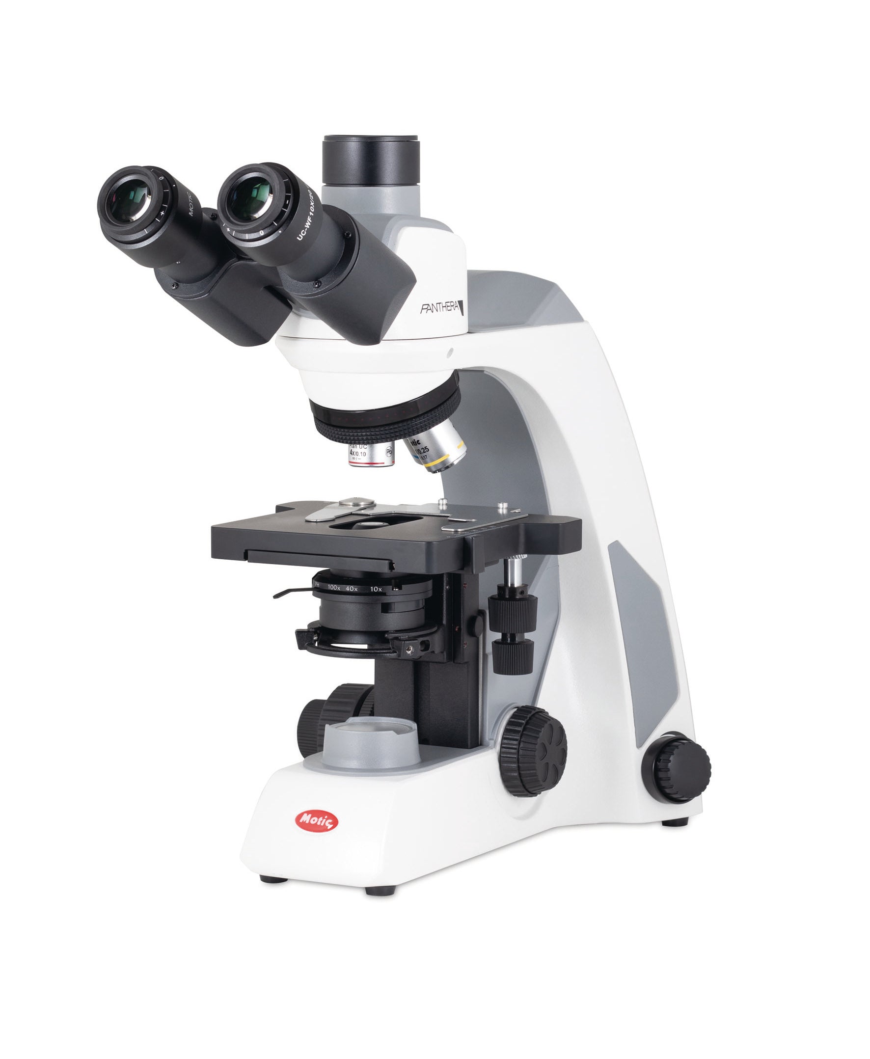 Motic Panthera E2 Series Microscopes – Binocular & Trinocular Models with CCIS® Optical System, LED Illumination & Plan Achromatic Objectives for Education, Research & Life Science Labs