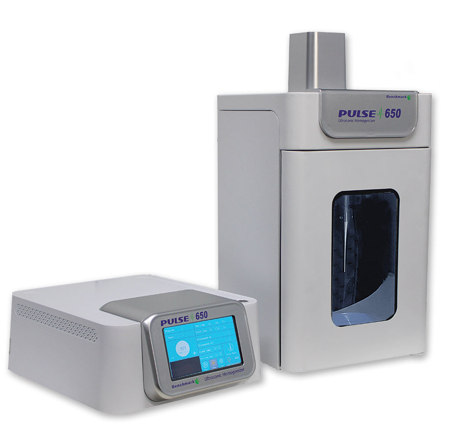 Benchmark Scientific Pulse 650 Ultrasonic Homogenizer – 650W Programmable Sonicator with UV-C Sterilization & Touchscreen Control