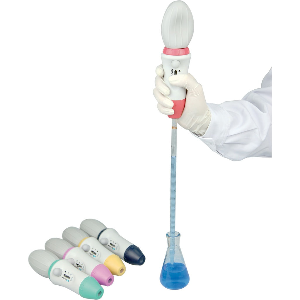 SCILOGEX SCI-Pet™ Manual Pipette Filler – Levo Serological Pipette Controller (1–100mL, Blue, 1-Year Warranty)