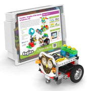 Engino® FaceBot Tangible STEM Robotics Kit for Kids Ages 5–7 – Qboidz Junior Coding & Engineering Set with Sensors, Motors & ERP Mini Controller