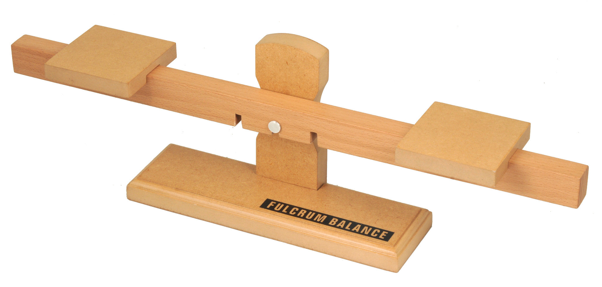 Simple Machines Fulcrum Balance – Wooden Lever Physics Demonstration Model for Classroom STEM Education