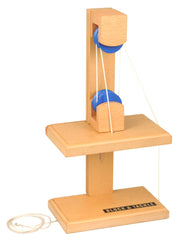 Wooden Block & Tackle Simple Machine – Pulley System for Classroom STEM Education