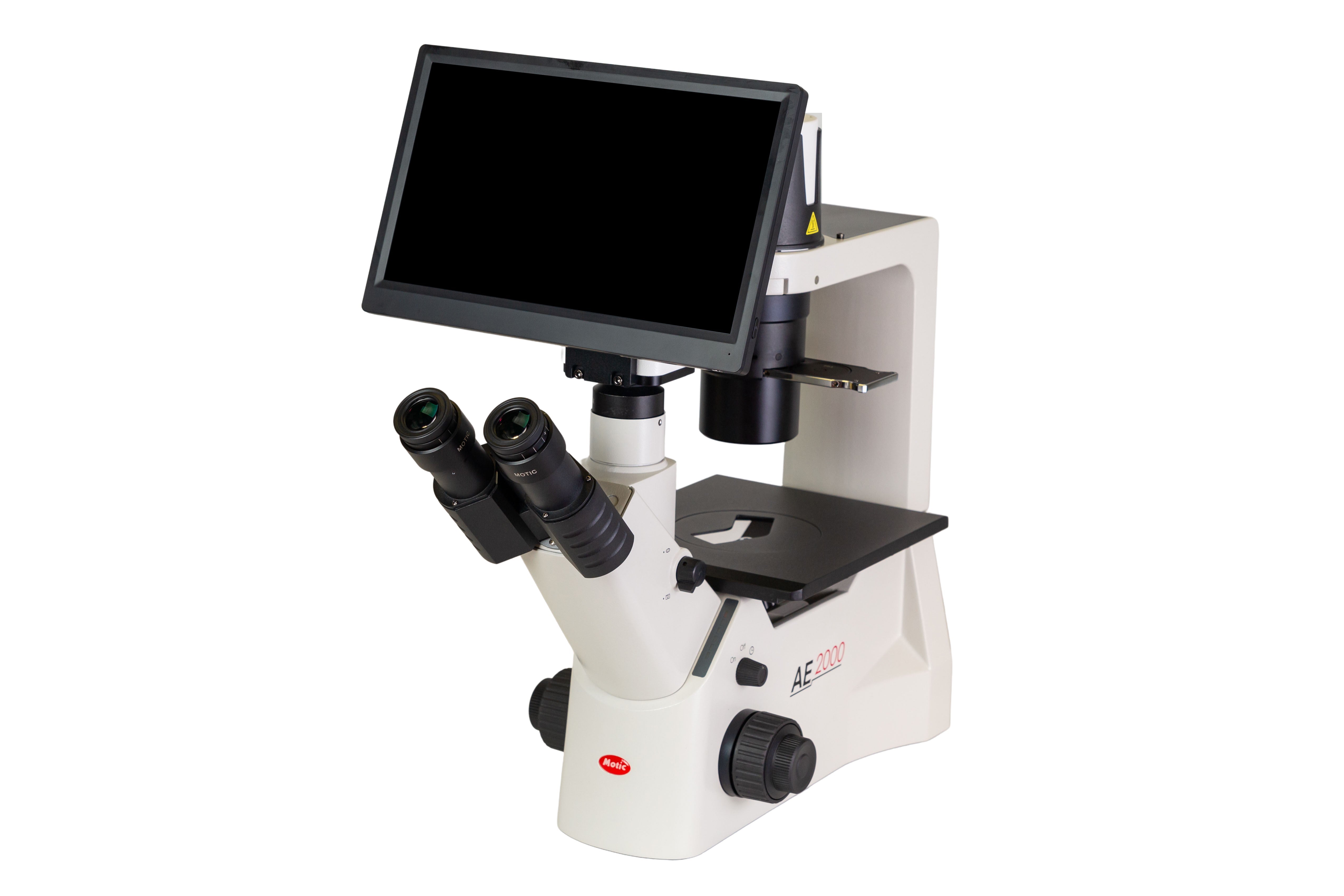 Motic AE2000 Trinocular Inverted Microscope + Moticam BMH4000X 4K Digital Camera Bundle | Research-Grade Live Cell Imaging System