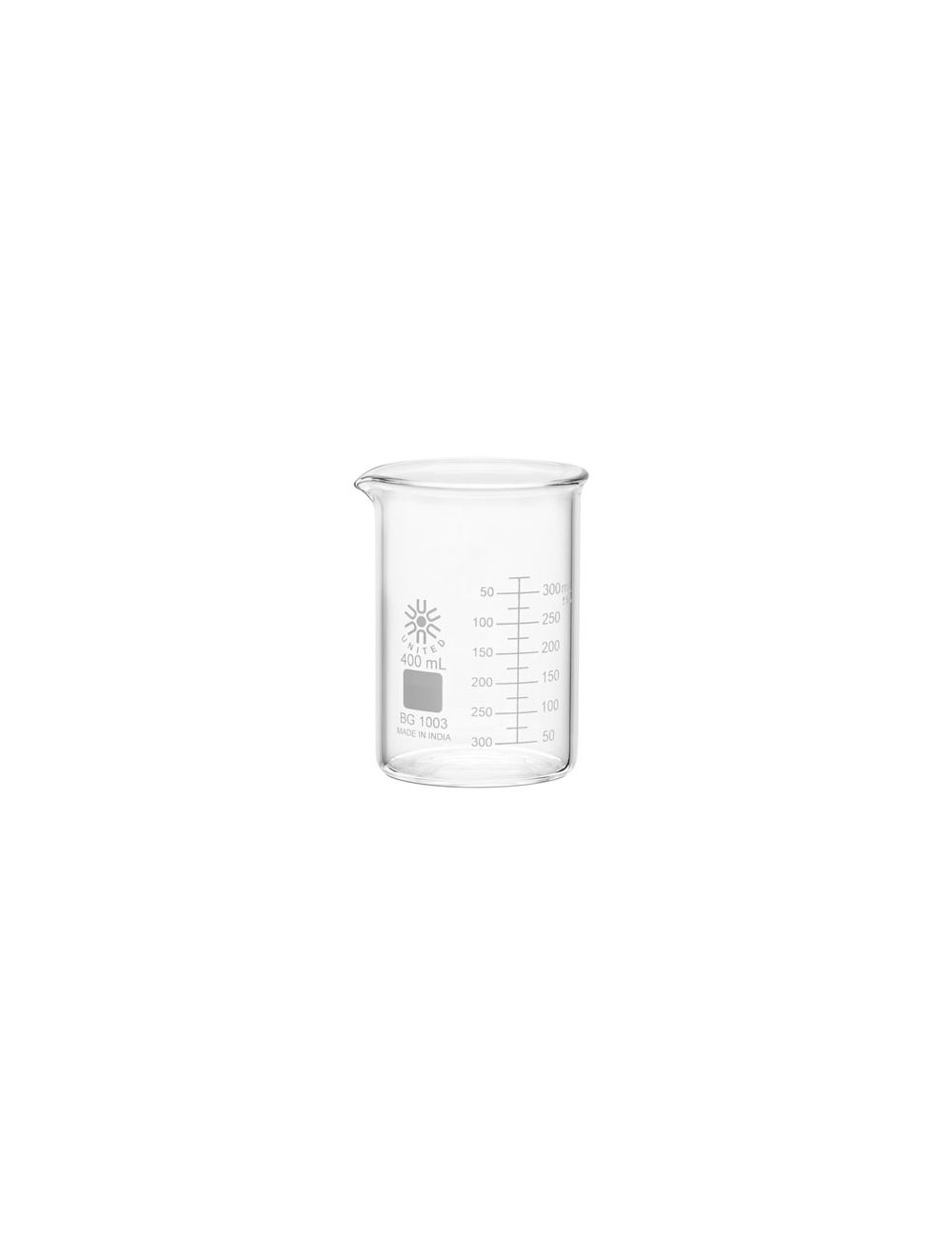 United Scientific® 100mL Low Form Heavy Duty Beakers, Borosilicate Glass