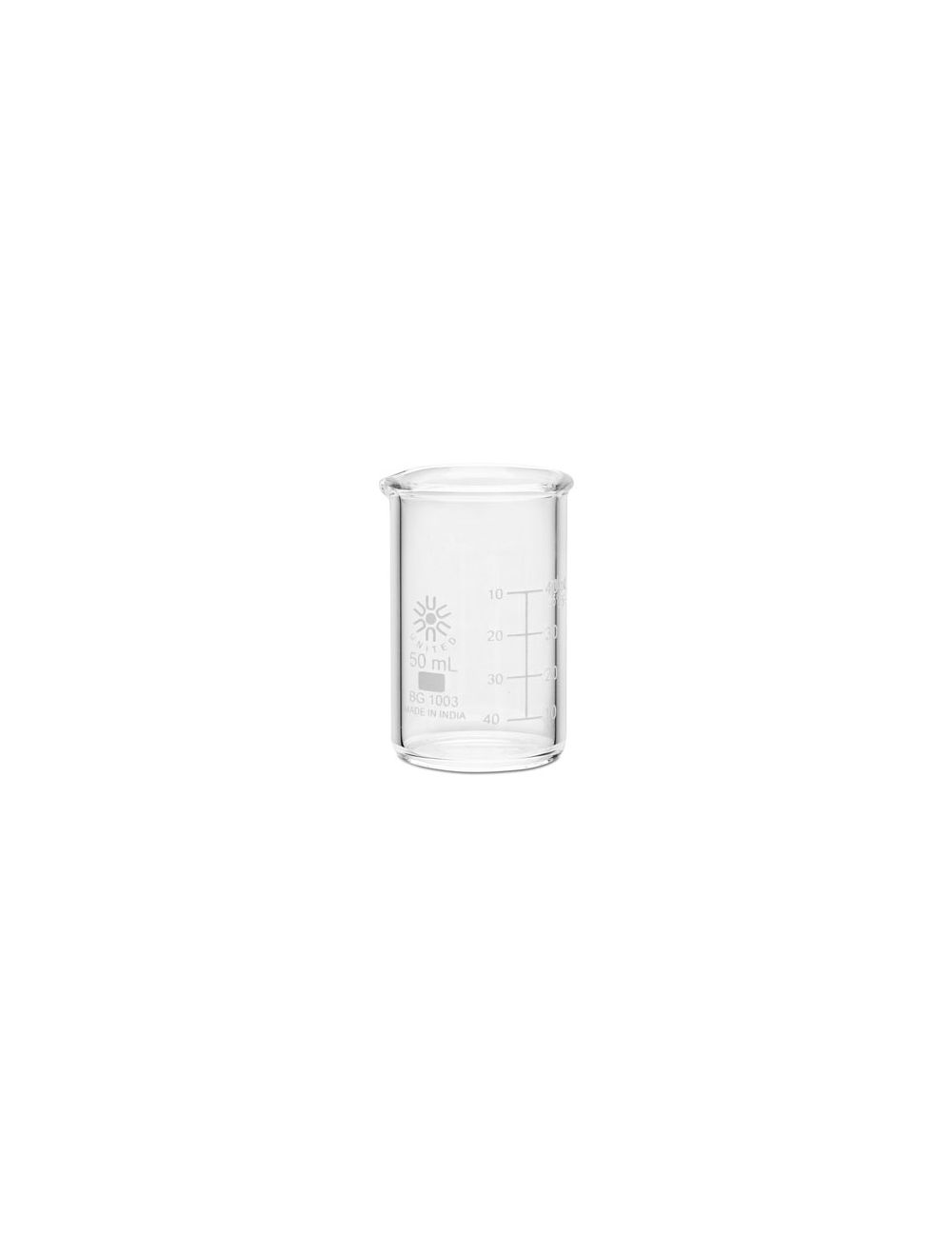United Scientific® 100mL Low Form Heavy Duty Beakers, Borosilicate Glass