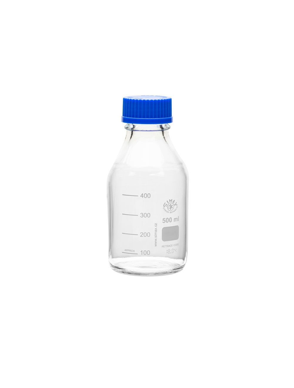 100mL Borosilicate Glass Media/Storage Bottles with GL45 Cap – Pack of 10 | Autoclavable Lab Bottles