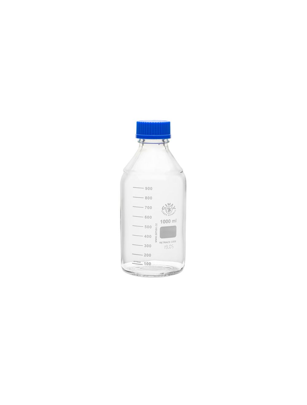 100mL Borosilicate Glass Media/Storage Bottles with GL45 Cap – Pack of 10 | Autoclavable Lab Bottles