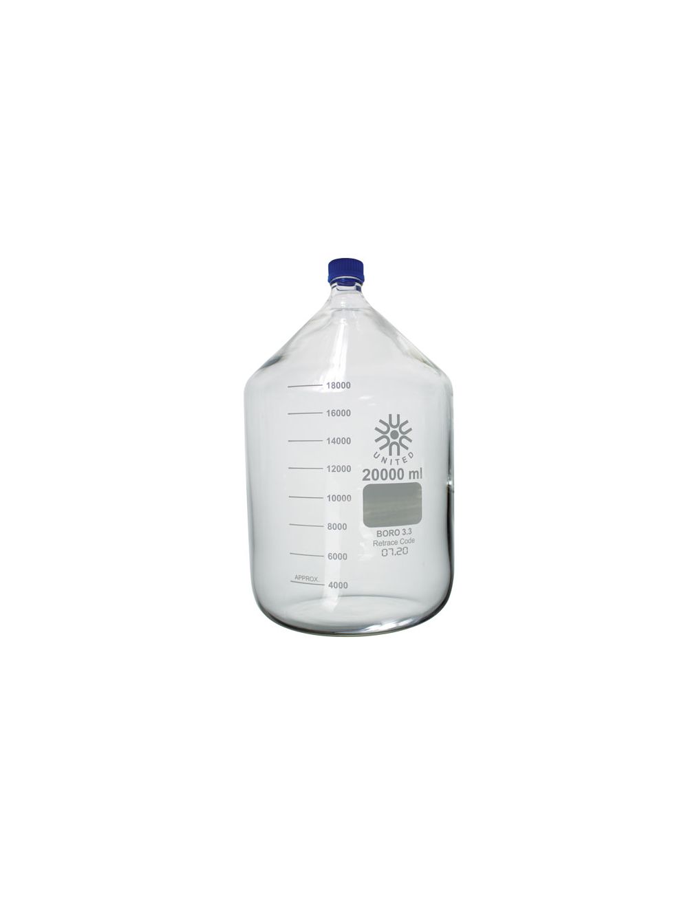 100mL Borosilicate Glass Media/Storage Bottles with GL45 Cap – Pack of 10 | Autoclavable Lab Bottles