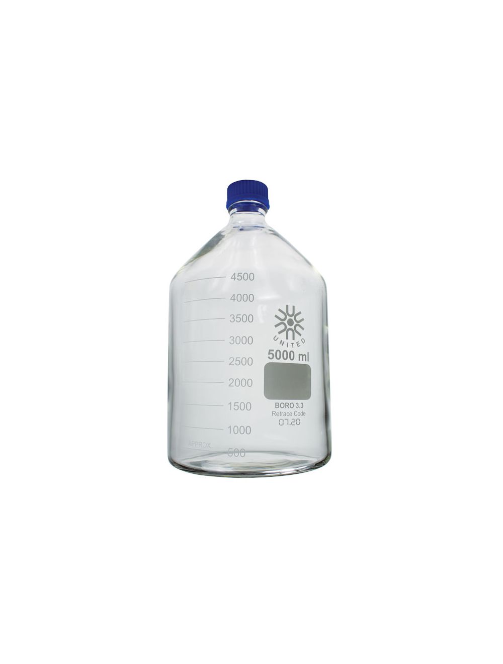 100mL Borosilicate Glass Media/Storage Bottles with GL45 Cap – Pack of 10 | Autoclavable Lab Bottles